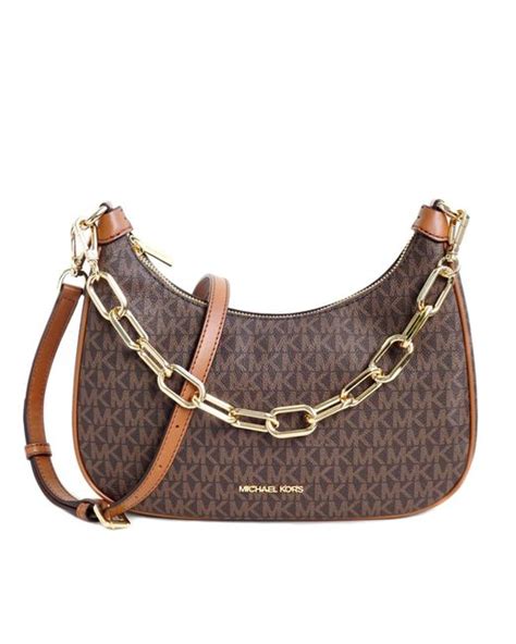 michael kors large cora|michael kors half moon bag.